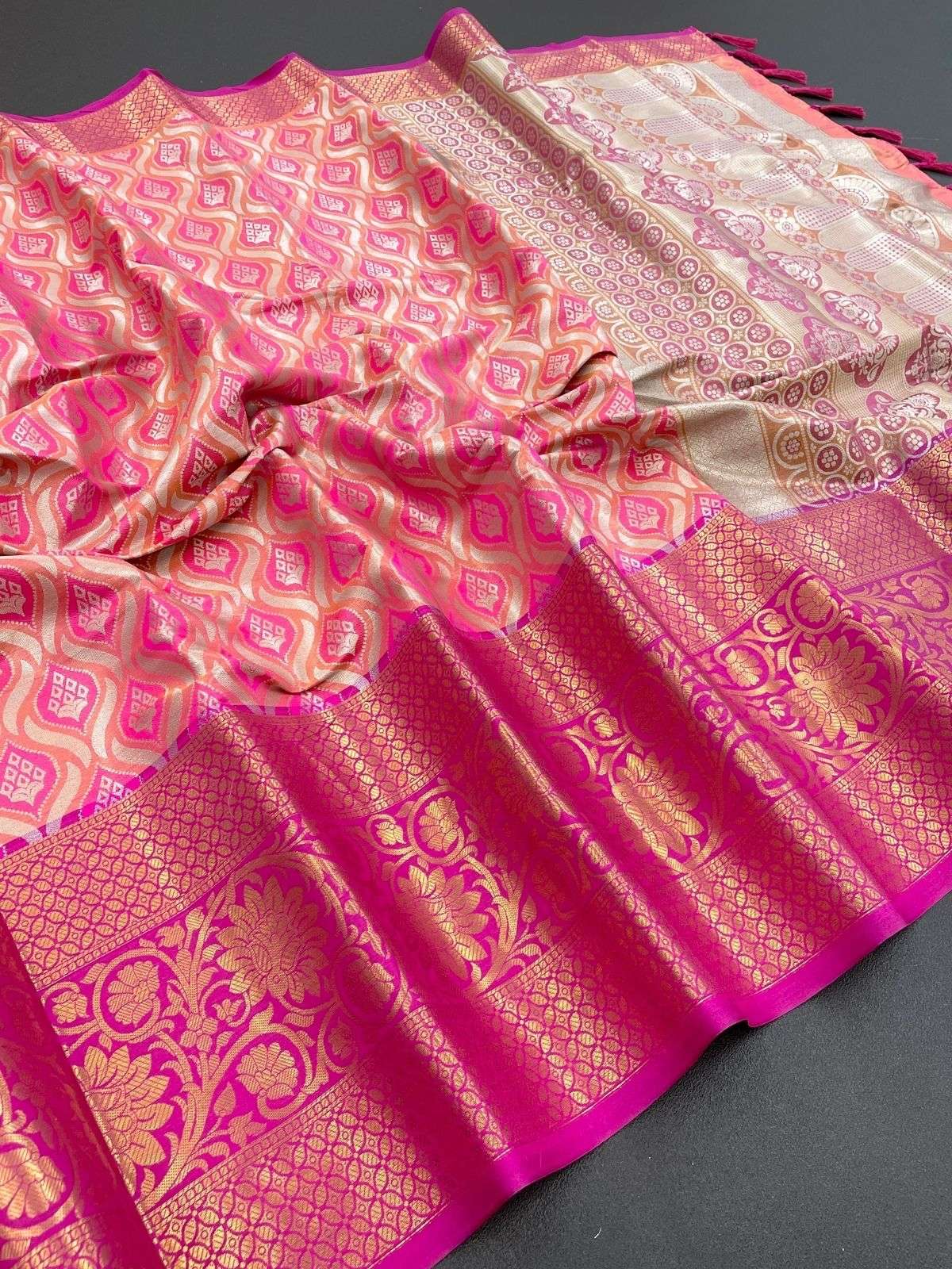 Pure Banarasi Tussar Silk Saree Manufacturer & Supplier