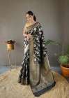 Traditional Opulence All-Over Sun Design Banarasi Soft Silk Saree
