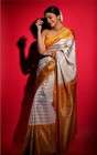 Luxury Allovar Design Saree with Fancy Golden Pallu and Heavy Border