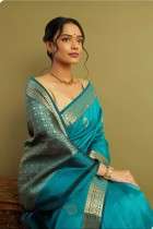 Luxurious Banarasi Soft Silk Saree for Festive Glamour